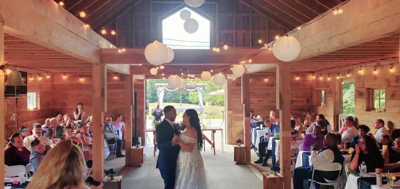Field of Faith Barn Wedding interior